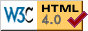W3C logo: Valid web page HTML 4.01!